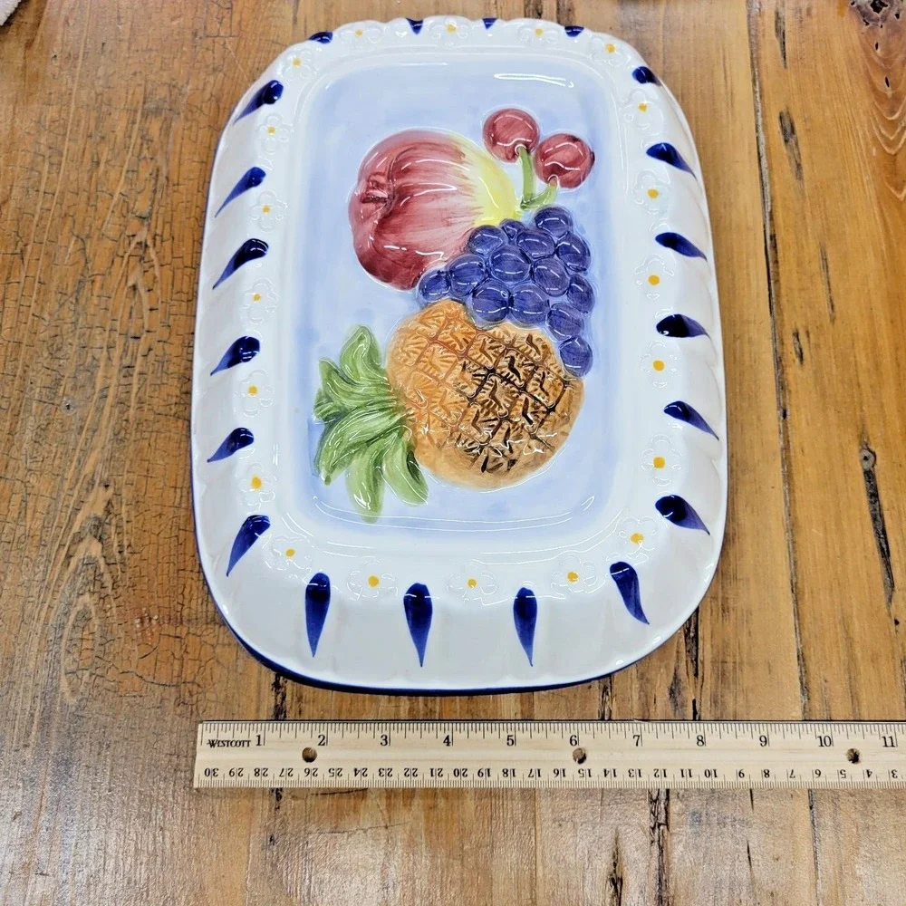 Vintage 1980 Sigma Taste Setter‎ Ceramic Mold Kitchen Wall Hanging Decor Fruit